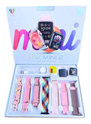 Smartwatch Feminino Hw X Mini Amoled C/7 Pulseiras na cor Rosa